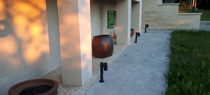 Front of House under stairs