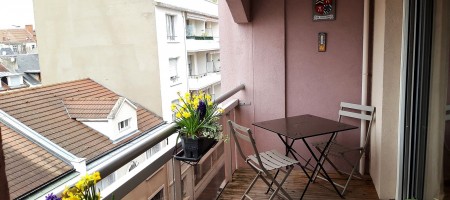 F3 avec loggia, vue dégagée F3 avec loggia, vue dégagée