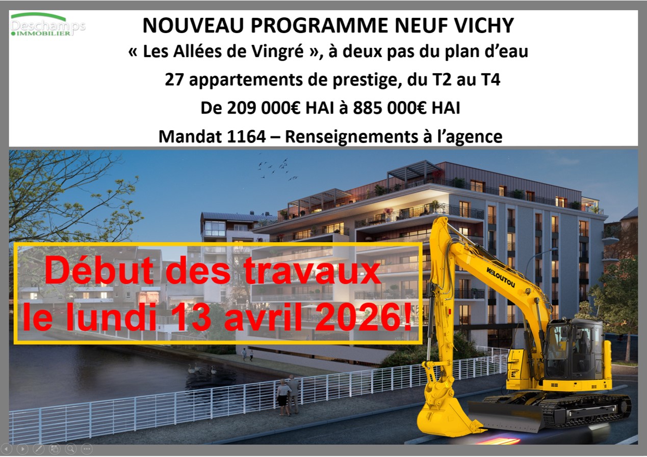 LES ALLÉES DE VINGRÉ -  DÉBUT DES TRAVAUX